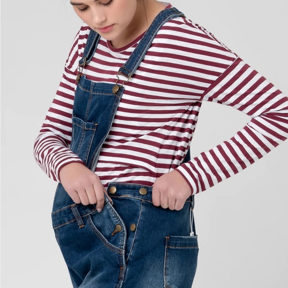 Ripe Maternity denim overalls size XL - Picture 2 of 4